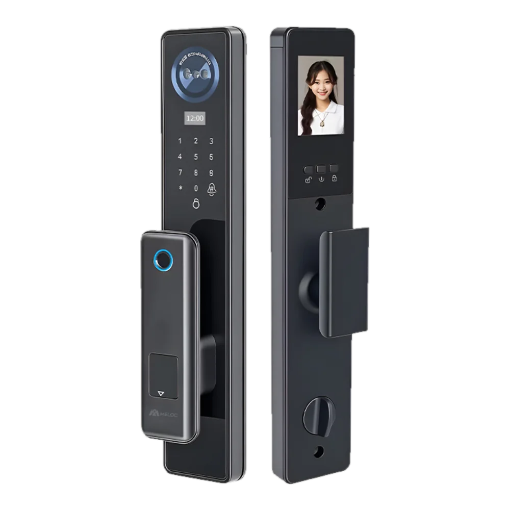 Meloc Prime lock on a studio background
