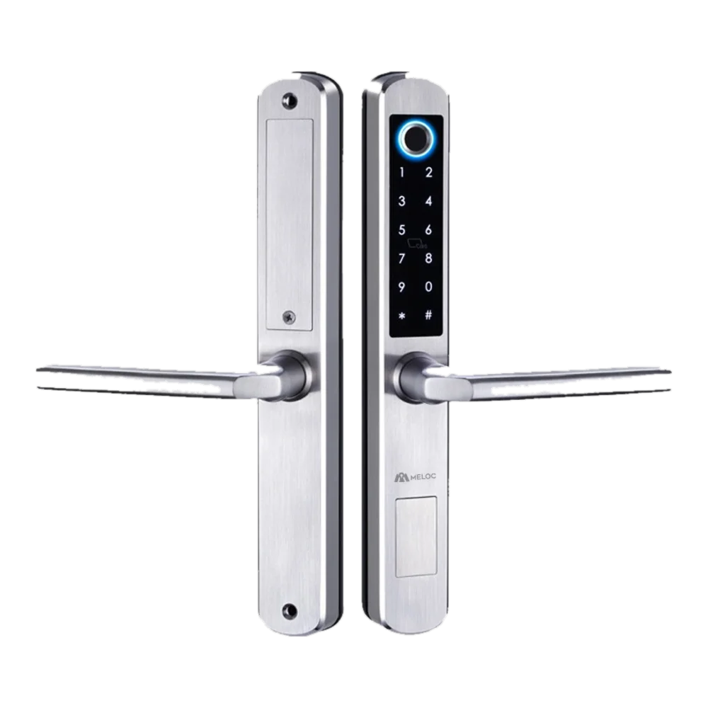 Meloc Slim lock on a studio background